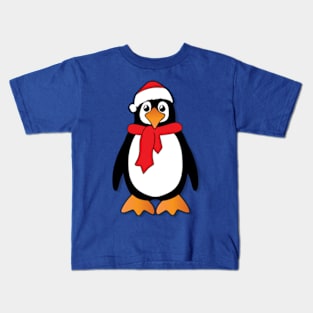 Christmas Penguin Kids T-Shirt